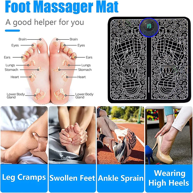 EMS Foot Massage Pad (Improve Blood Circulation)